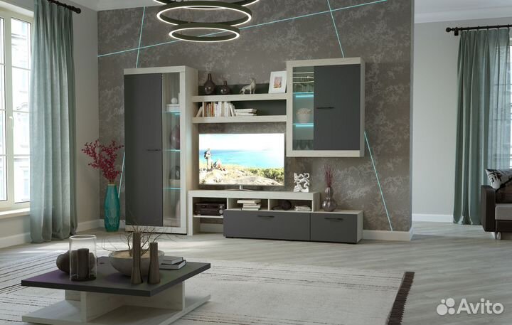 Модульная стенка в гостиную