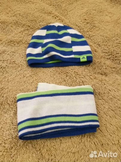 Шапка с шарфиком