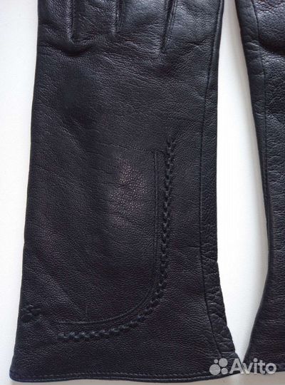 Перчатки женские кожаные 7 размер
