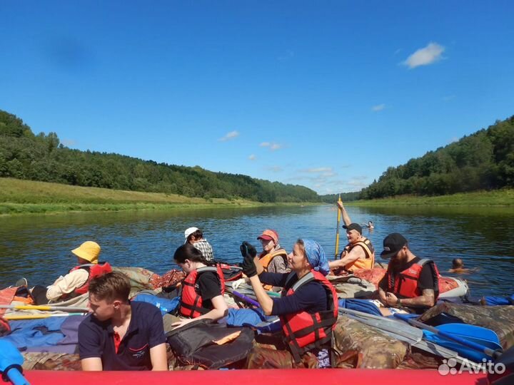 Сплав на байдарках по реке Волга (3 дня)
