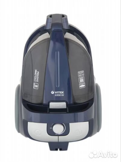 Пылесос с контейнером для пыли Vitek VT-8107