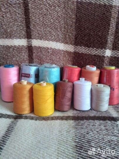Нитки швейные бабины армированные