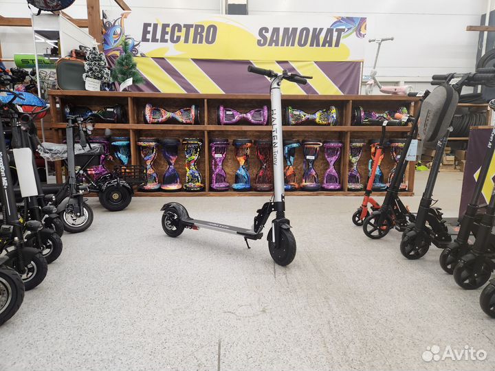Электросамокат серый Halten Tony v.2 гарантия