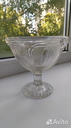 Ваза для фруктов на ножке СССР