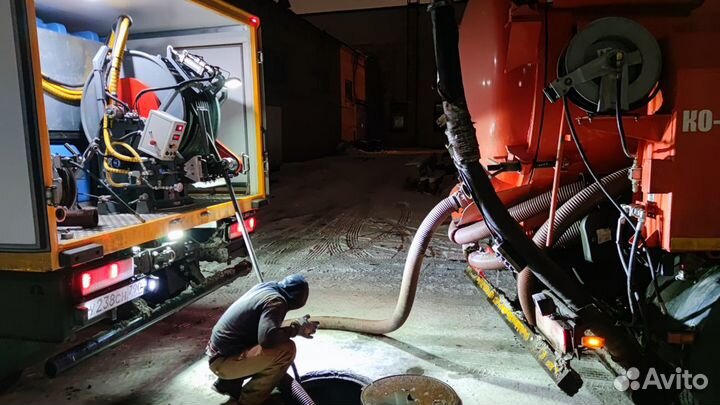 Услуги каналопромывочной машины устранение засоров