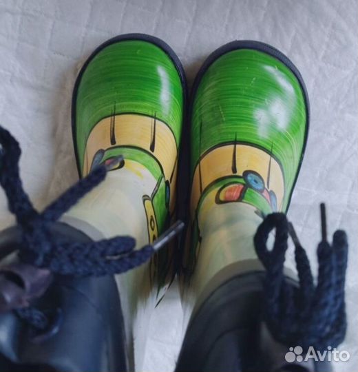 Резиновые сапоги размер 21