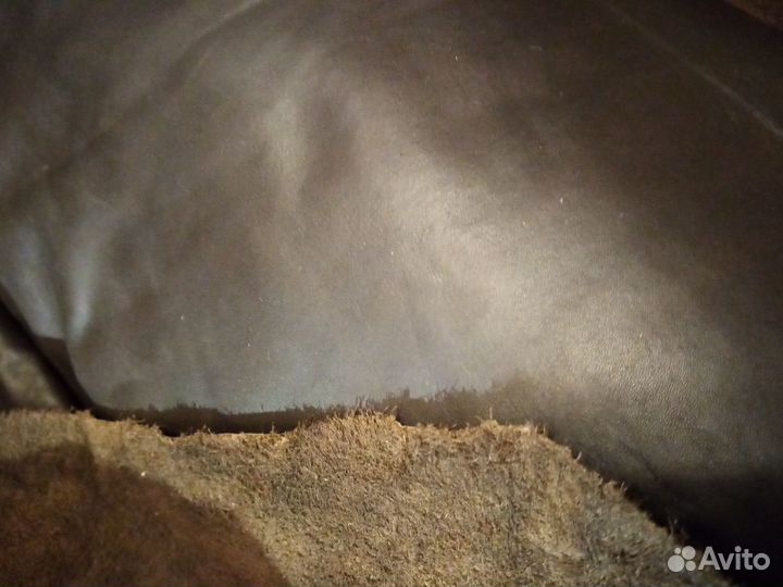 Кожа. Галантерейная. Темно коричневая. вышлю