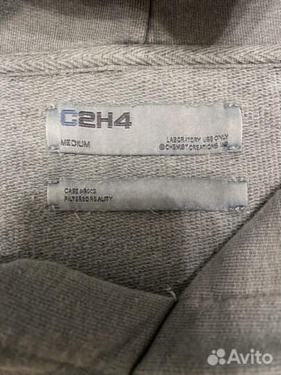 C2H4 Cold-Dye Panelled Hoodie