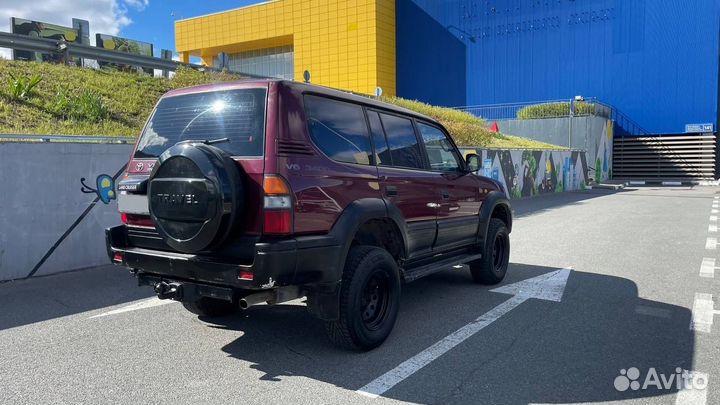 Toyota Land Cruiser Prado 3.4 AT, 1997, 327 000 км