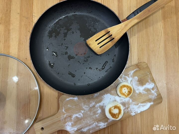 Сковорода tefal 28 см с крышкой