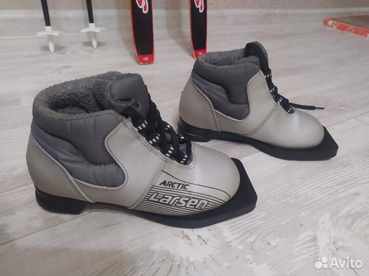 Лыжи беговые детские 130 с ботинками