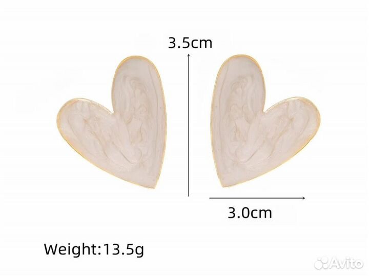 Серьги в ассортименте 2 цвета