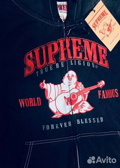 Зип худи true religion x Supreme