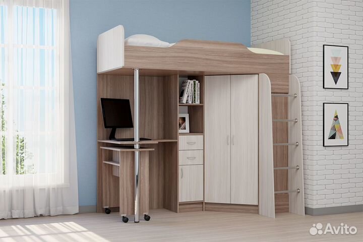 Кровать чердак