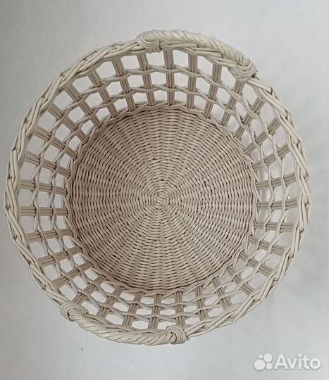 Корзина плетеная из эколозы