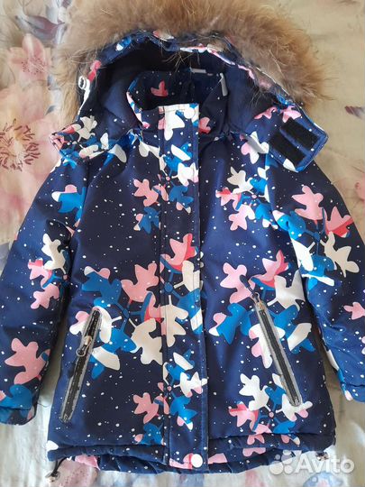 Зимний костюм для девочки 104