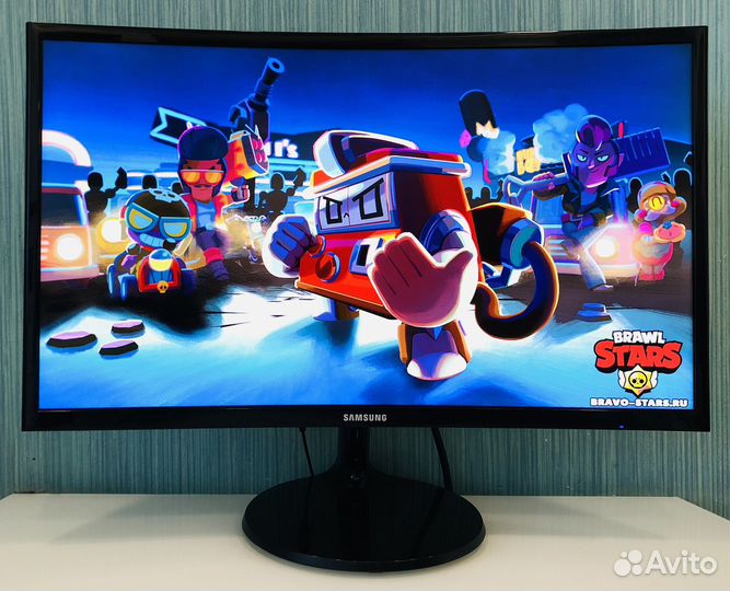 Монитор изогнутый 24