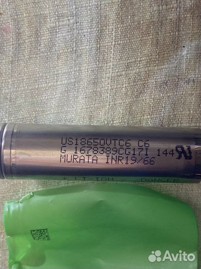 Sony Murata vtc6 3000mAh 30A б/у оригинал