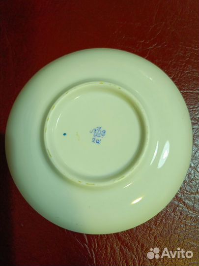 Чашка с блюдцем лфз кобальт