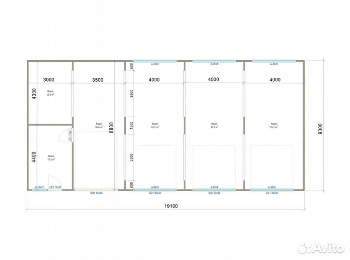 Лстк каркас сто на 4 поста от завода-изготовителя