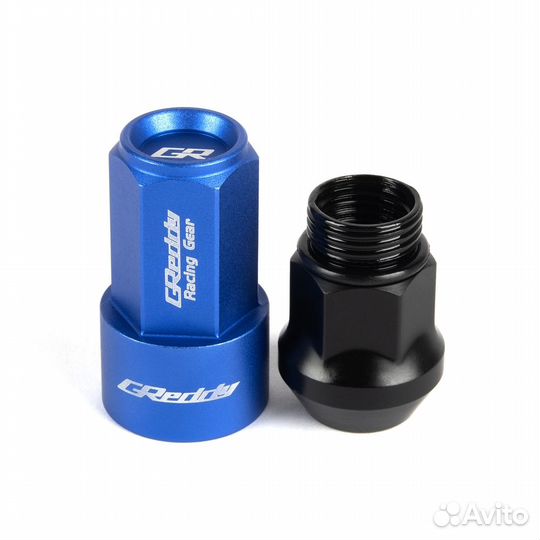 Комплект гаек Greddy 20 шт. М12Х1,25 синий