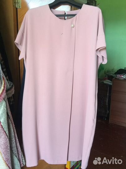 Платье элегантное розовое
