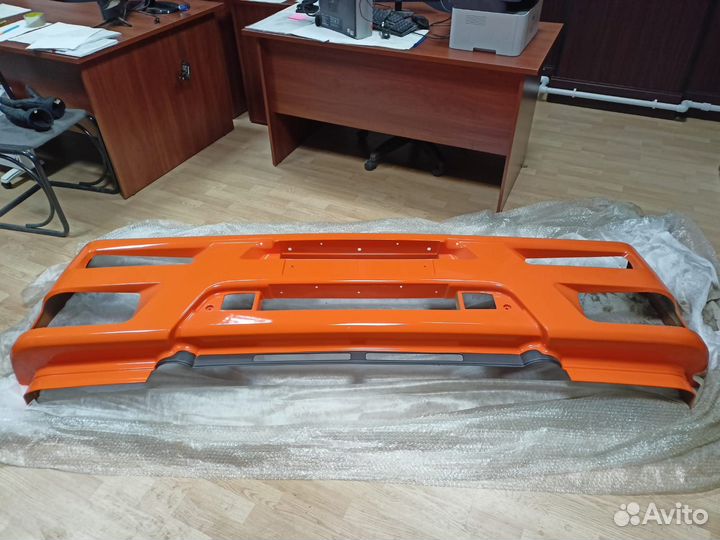 Бампер на Камаз 6520, облицовка буфера, рестайлинг