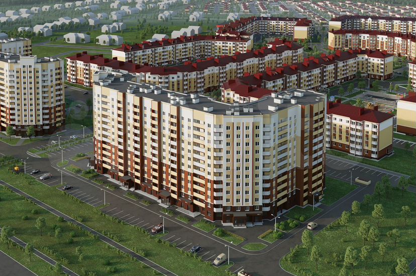 1-к. квартира, 44,4 м², 2/12 эт.