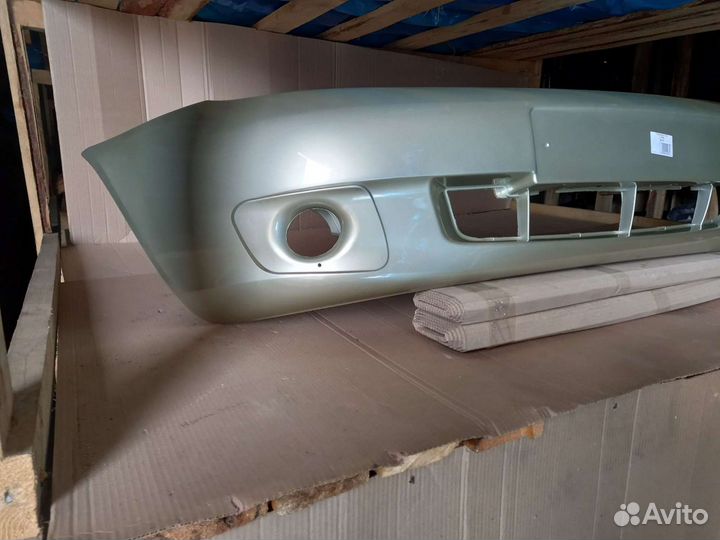 Бампер передний LADA Kalina.Цвет Дыня.Новый