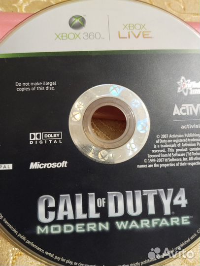 Игровые диски на xbox 360