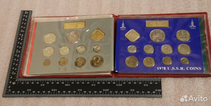 Редкие наборы монет СССР 1977-1980 Олимпиада