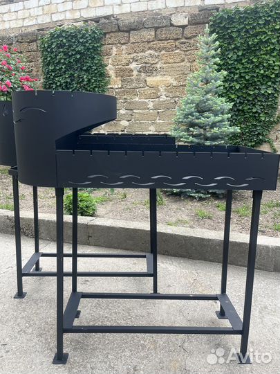 Мангал разборный 3 мм подказанником на 10 12 лит