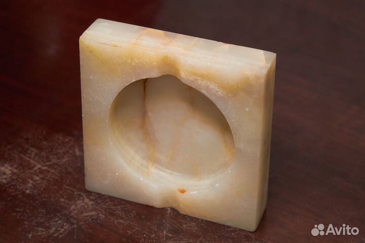 Пепельница из оникса, антиквариат, Греция, 1960-е