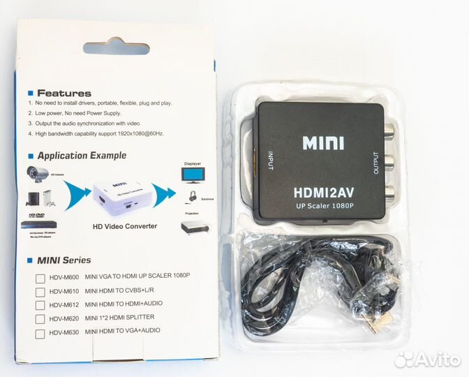 Hdmi converter VGA adapter 4K Splitter переходники