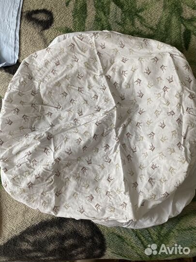 Простынь на резинке на круглый матрас деткий