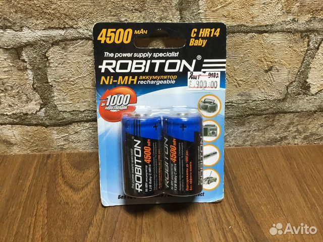 Аккумулятор Robiton HR14/C 4500 mAh Ni-MH