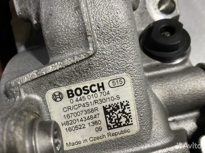 Тнвд 1.5DCI K9K Renault, Nissan 0445010704