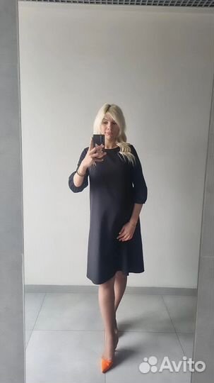 Платье офисное для беременных 48