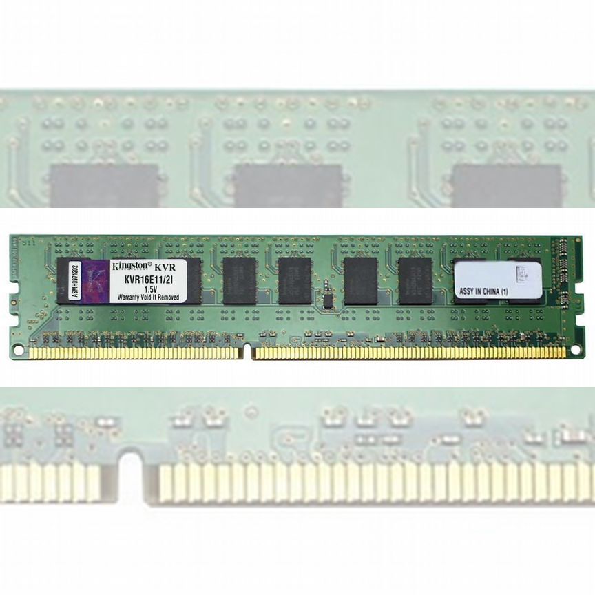 [KVR16E11/2I] Оперативная Память Kingston Ddr3 2gb Kvr16e11/2i
