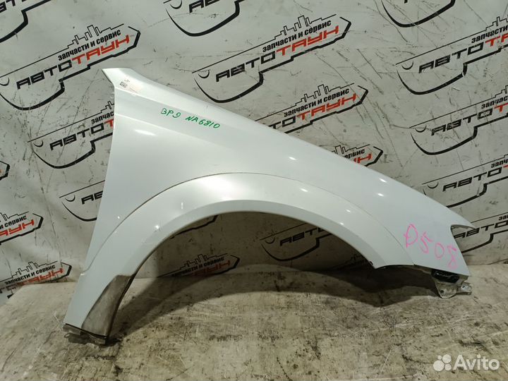 Крыло subaru outback BP9 BPE BPH 57110AG0209P переднее правое 1 модель белый, 36J NA6810