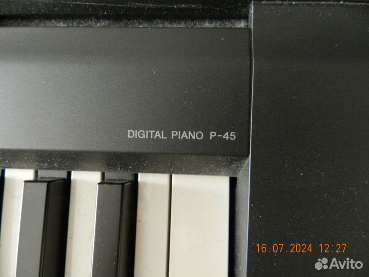 Цифровое пианино yamaha p 45b