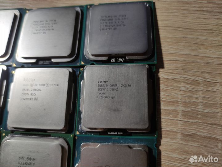 Процессоры intel g4620, i3-2120, e5400, g1610 и др