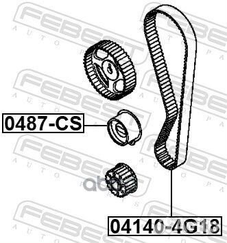 Ремень грм 041404G18 Febest