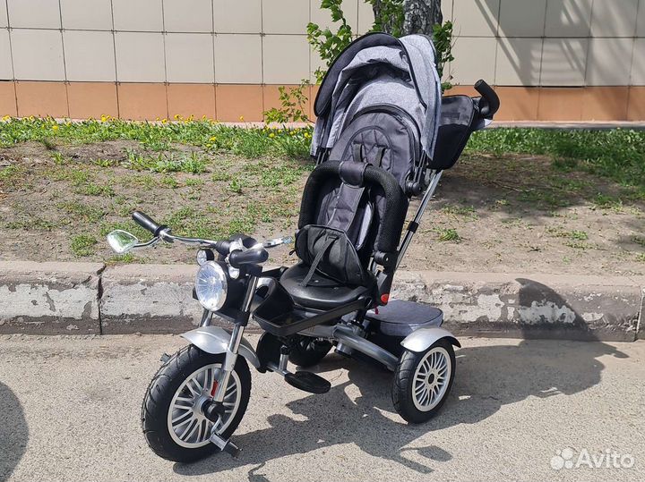 Велосипед с родительской ручкой управления