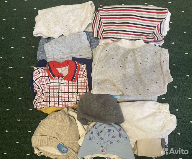 Вещи для мальчика от 0 до 6 месяцев