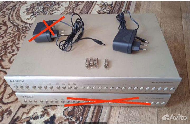 Видеонаблюдения мультиплексоры av