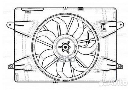 Вентилятор радиатора haval F7/F7X (19) 1.5T/2