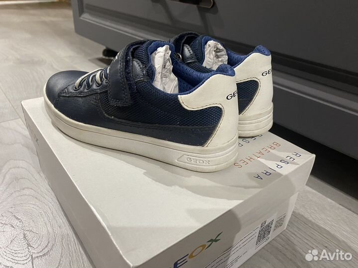 Кеды для мальчика geox 30 размер кожаные