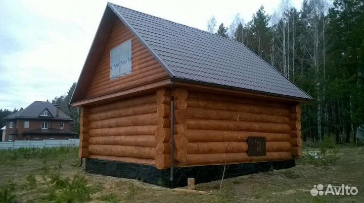 Срубы дома бани под ключ