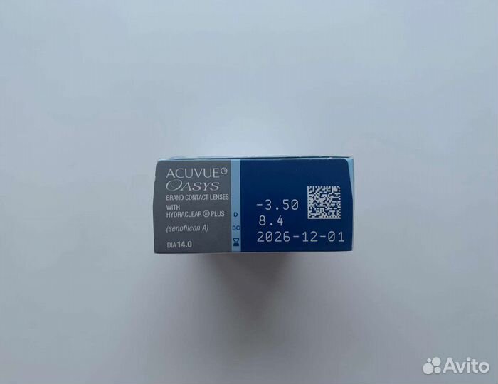 Acuvue Oasys -3.5 линзы 2-х недельные